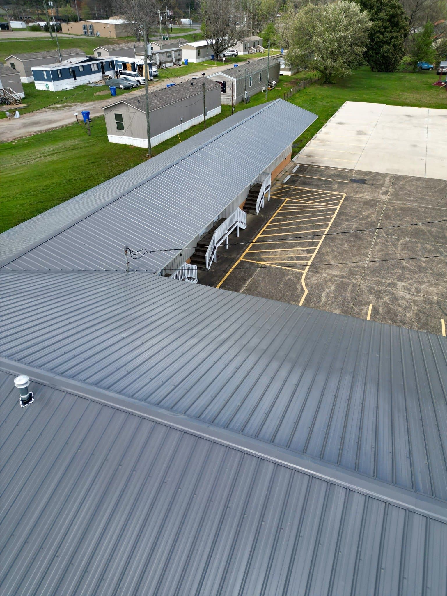 Commercial standing seam