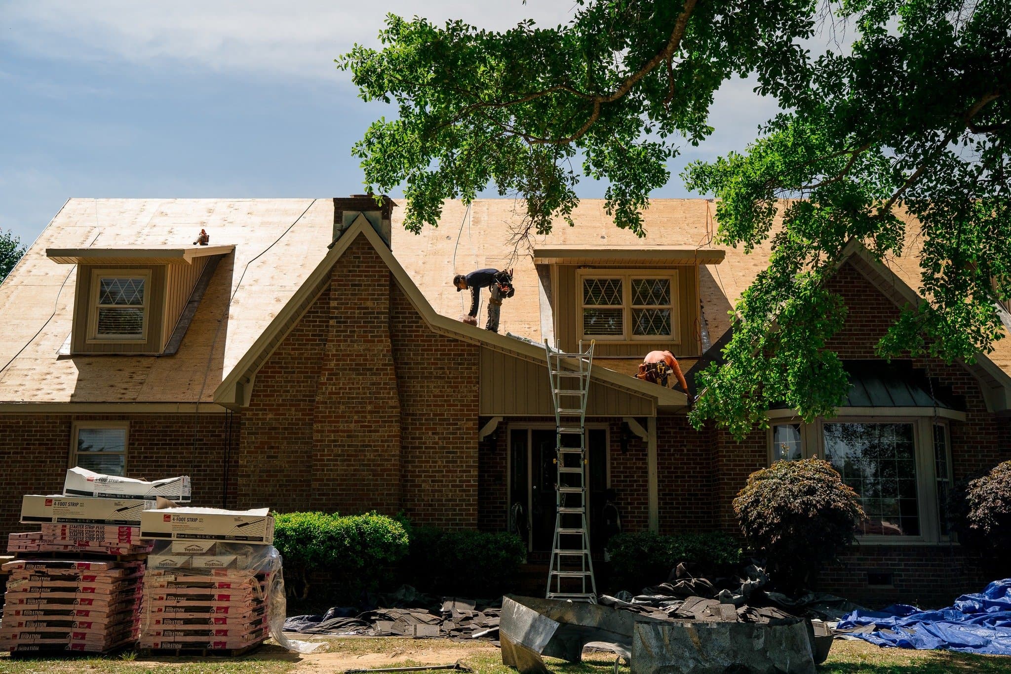 Decking ready for shingles