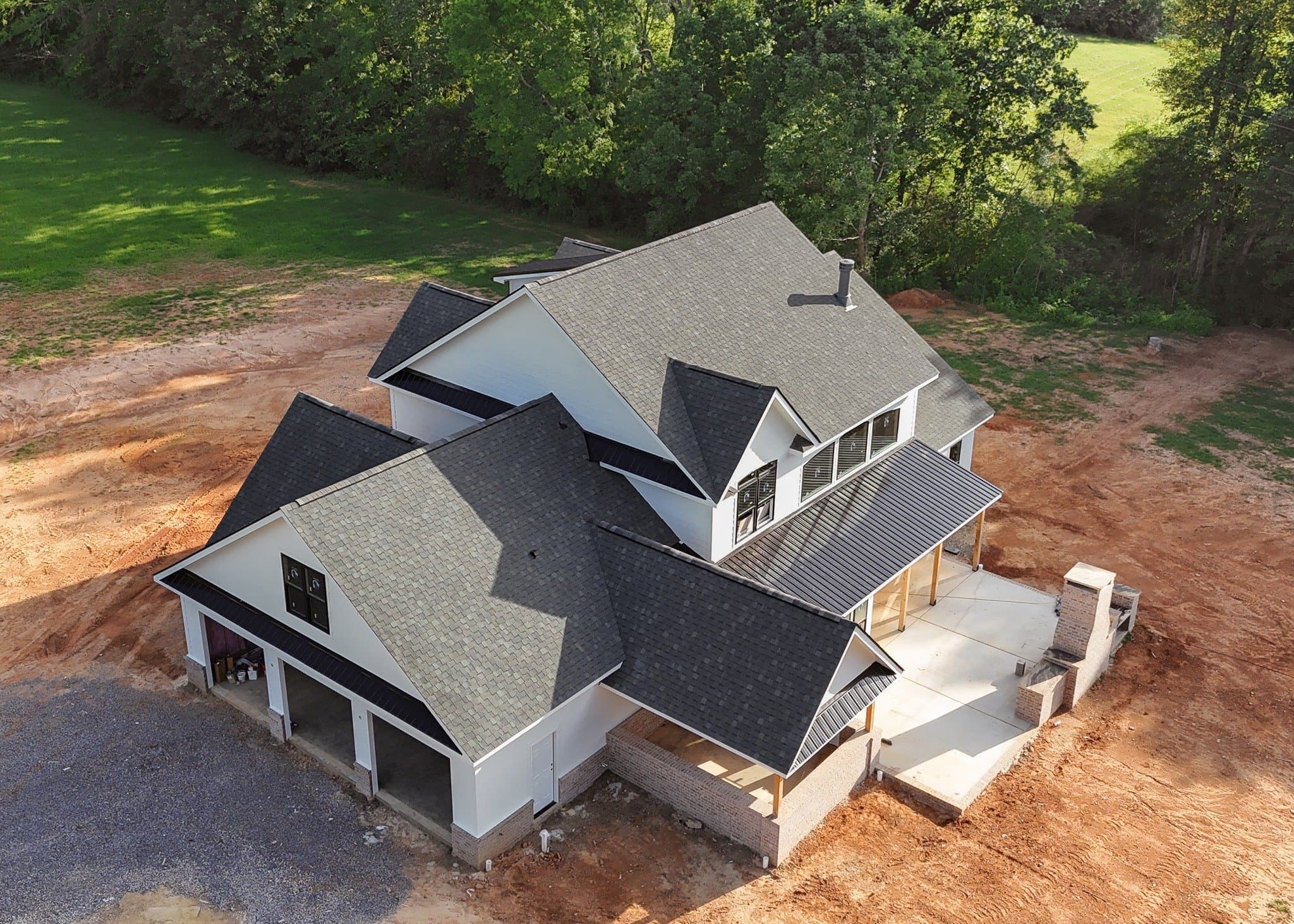 New build, mid-construction